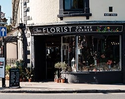 Florist Shop on The Corner of the Street
