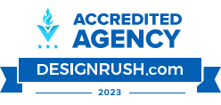 DesignRush Accredited Agency logo