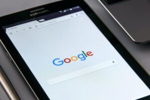 Google Chrome Browser Display on Tablet